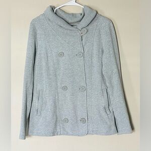 The North Face Heather Gray Logo Sweatshirt